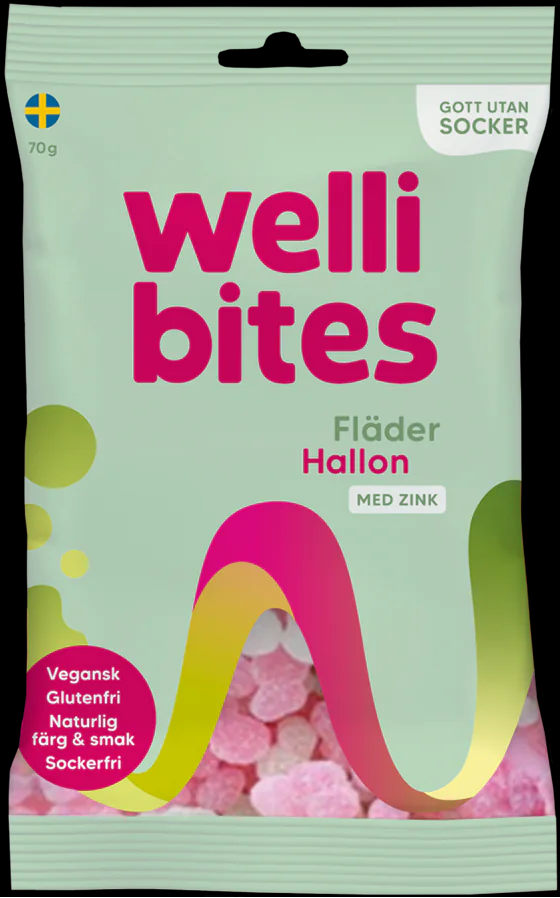 Wellibites Candy Elderberry and Raspberry