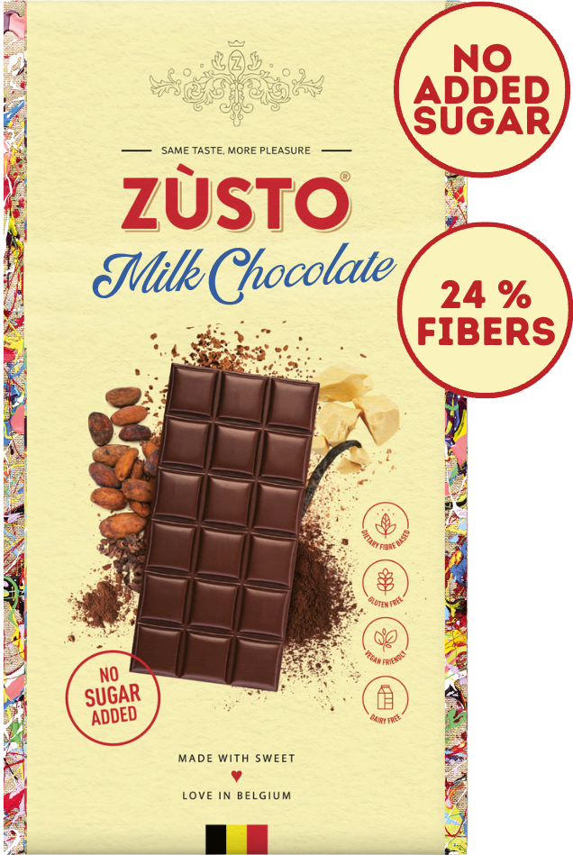 Zùsto Milk Chocolate Bar
