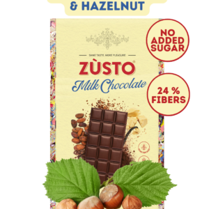 Zùsto Milk Chocolate Bar with Hazelnut