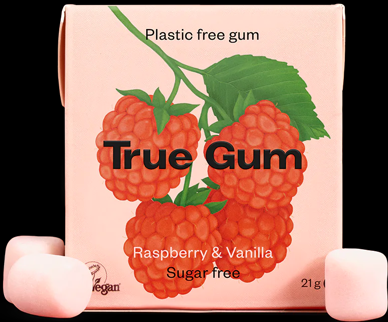 True Gum Raspberry & Vanilla