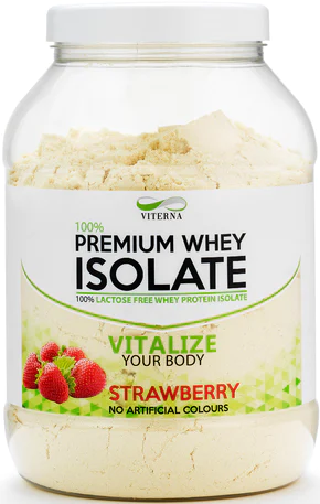 Viterna 100% Premium Whey Isolate, 900g – Strawberry